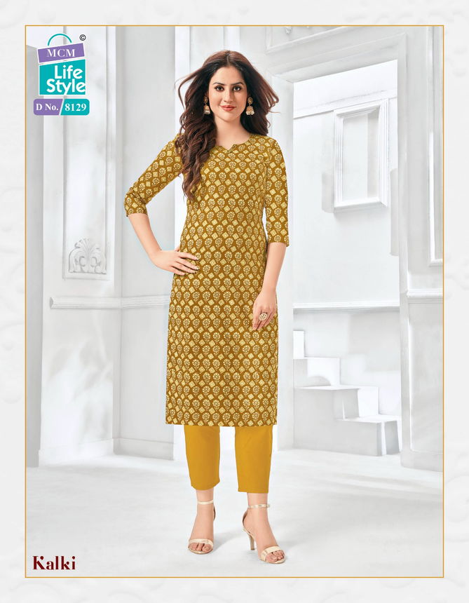 Mcm Life Style Kalki Vol 2 Printed Regular Kurti Collection
